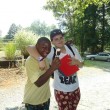 Kashawn and Chris eating ice-cream! Photos July 22 | gyv blog | Global Youth Village