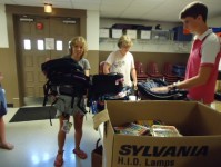 Amanda with book bag |  | Global Youth Village