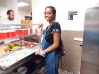 Catherine with an apple |  | Global Youth Village