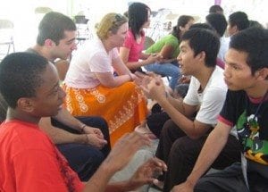 Talking to youth from around the world